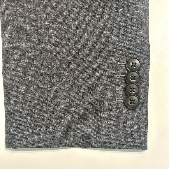 SuitSupply Blazer Jacket Mens 42R Slim Wool Lazio Grey Vitale Barberis Canonico - Picture 14 of 14